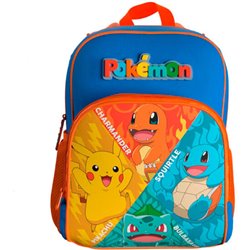 MOCHILA 3D STARTERS POKEMON 30CM