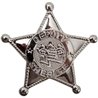 ESTRELLA DE SHERIFF PVC 8 CM