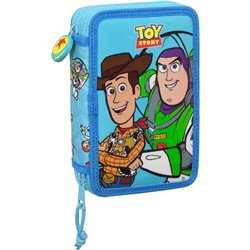 PLUMIER DOBLE PQÑO 28 PCS TOY STORY "READY TO PLAY"