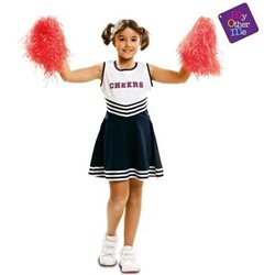 DISFRAZ CHEERLEADER 5-6 AÑOS (VESTIDO)