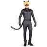 DISFRAZ ADULTO CAT NOIR( CHAQUETA , PANTALÓN, CINTURÓN, GUANTES, ANTIFAZ, PELUCA Y ANILLO). TALLA S