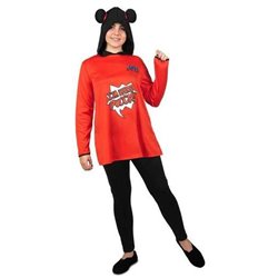 DISFRAZ ADULTO PUCCA CON CAPUCHA TALLA M-L