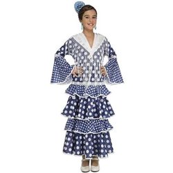 DISFRAZ FLAMENCA SOLEÁ 7-9 AÑOS (VESTIDO (NO INCLUYE MANTONCILLO))