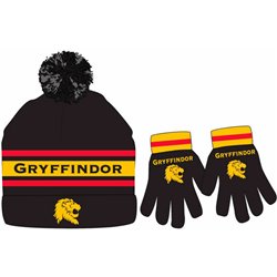 SET GORRO Y GUANTES GRYFFINDOR HARRY POTTER