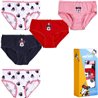 PACK BRAGUITAS SINGLE JERSEY 5 PIEZAS MINNIE MULTICOLOR