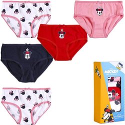 PACK BRAGUITAS SINGLE JERSEY 5 PIEZAS MINNIE MULTICOLOR