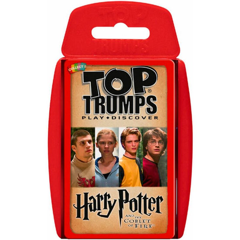 JUEGO CARTAS HARRY POTTER Y EL CALIZ DE FUEGO TOP TRUMPS ESPAÑOL