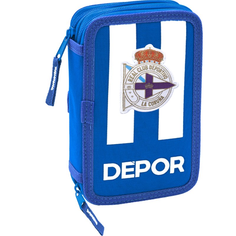 PLUMIER DOBLE PQÑO 28 PCS REAL DEPORTIVO DE LA CORUÑA