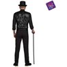 DISFRAZ CHALECO SHOWMAN NEGRO TALLA M-L