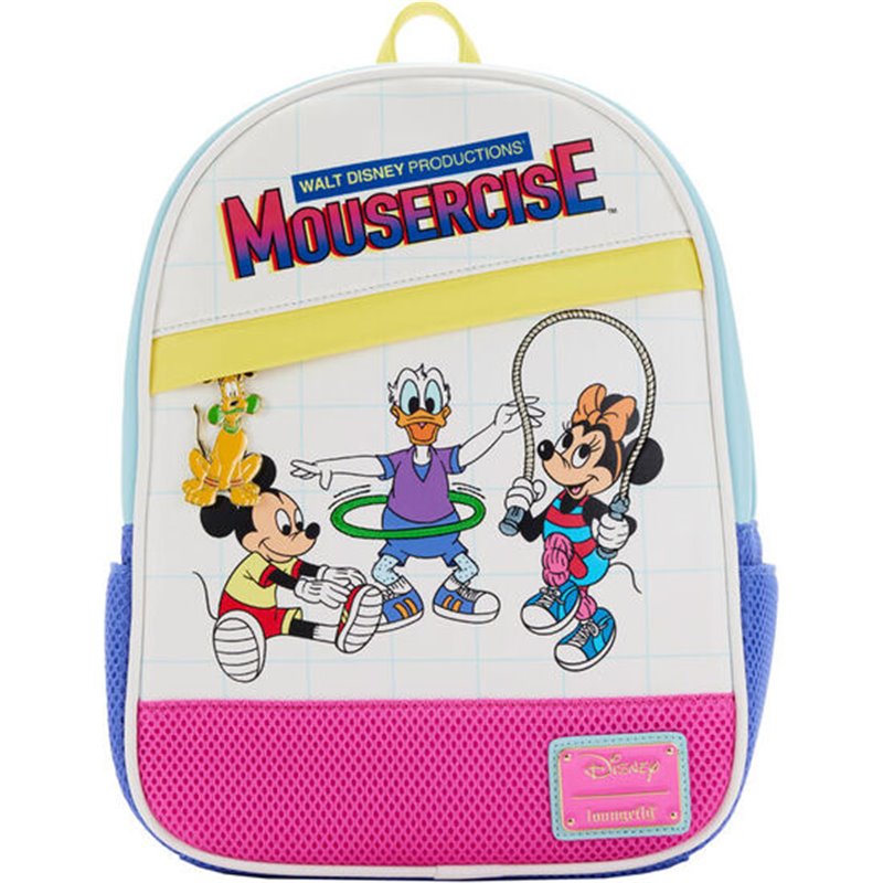 MOCHILA MOUSERCISE DISNEY LOUNGEFLY 30CM