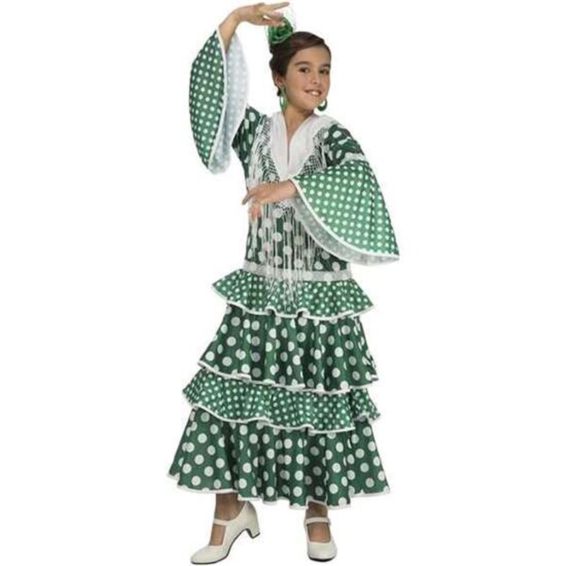 DISFRAZ FLAMENCA GIRALDA 7-9 AÑOS (VESTIDO (NO INCLUYE MANTONCILLO))