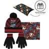 CONJUNTO 3 PIEZAS SNOOD HARRY POTTER RED