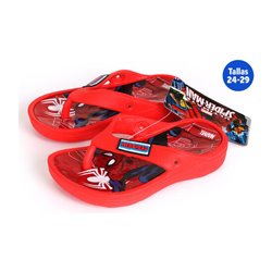 CHANCLAS VERANO INFANTILES SPIDERMAN TALLA 28