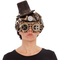 MÁSCARA STEAMPUNK ONE SIZE