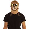 SMOKING LION WITH GLASSES 1/2 MASK ONE SIZE