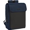 MOCHILA CON SOLAPA PORTATIL 13,3+USB SAFTA BUSINESS "DARK BLUE"