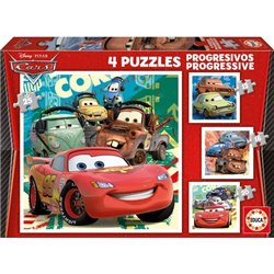 CARS PUZZLES PROGRESIVOS 12-16-20-25