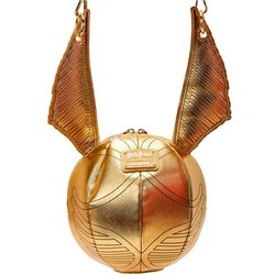 BOLSO BANDOLERA SNITCH DORADA HARRY POTTER LOUNGEFLY