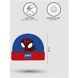 GORRO PUNTO APLICACIONES SPIDEY