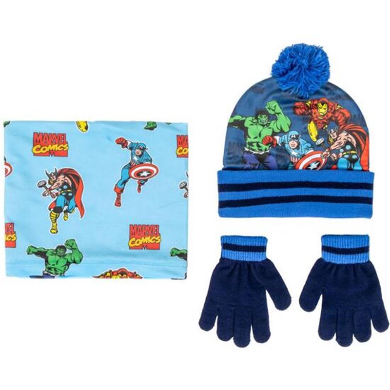 CONJUNTO 3 PIEZAS SNOOD AVENGERS - Teknashop Ltd