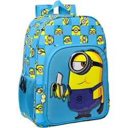 MOCHILA DE 33 CM ADAPT.CARRO MINIONS "MINIONSTATIC"