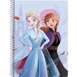 LIBRETA CUARTO 80 H. TAPAS DURAS FROZEN "BELIEVE"