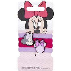 ACCESORIOS PELO COLETERO 4 PIEZAS MINNIE