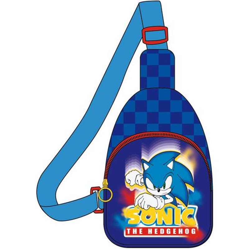 MOCHILA INFANTIL BANDOLERA SONIC