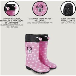 BOTAS LLUVIA PVC MINNIE PINK