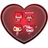 CAJA METALICA 4 POCKET POP DC COMICS SAN VALENTIN