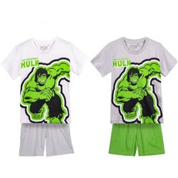 PIJAMA CORTO AVENGERS HULK GREEN