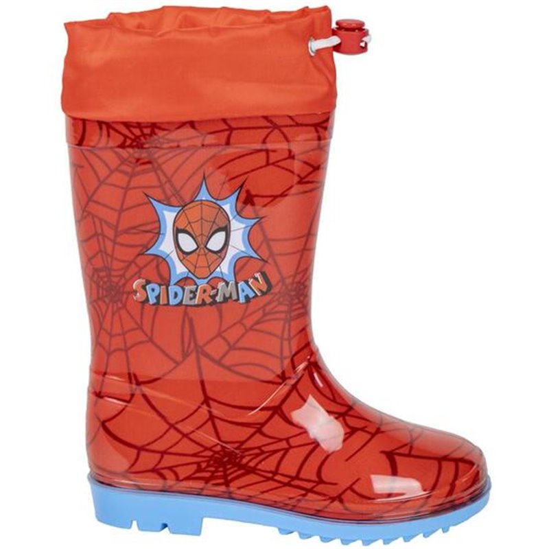 BOTAS LLUVIA PVC SPIDERMAN