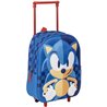 MOCHILA INFANTIL TROLLEY 3D SONIC