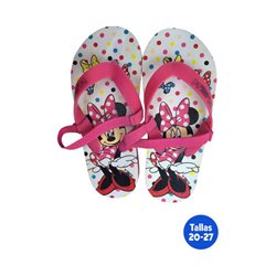 ZAPATILLAS PLAYA INFANTILES MINNIE CON GOMA TALLA 22