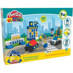 SET DE BLOQUES PARA RESCATE DE POLICIA PLAY-DOH