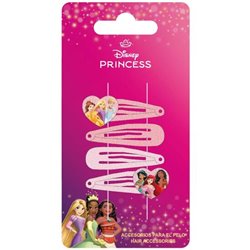 ACCESORIOS PELO CLIPS 4 PIEZAS PRINCESS