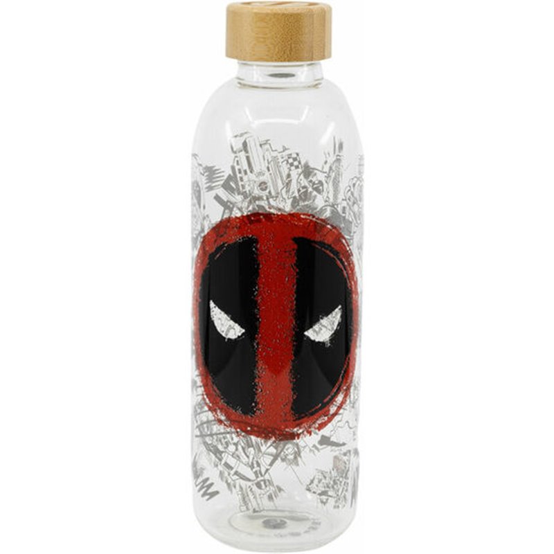 BOTELLA CRISTAL DEADPOOL MARVEL 1030ML