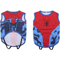 CAMISETA PARA PERRO SINGLE JERSEY SPIDERMAN RED