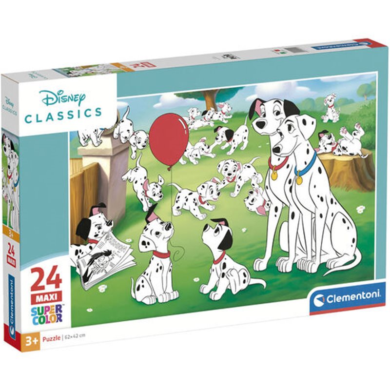 PUZZLE MAXI 101 DALMATAS DISNEY 24PZS