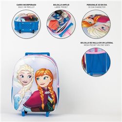 MOCHILA INFANTIL TROLLEY 3D FROZEN