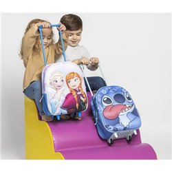 MOCHILA INFANTIL TROLLEY 3D FROZEN