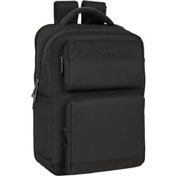 MOCHILA 2 BOLSILLOS PORTATIL 15,6+USB SAFTA BUSINESS "BLACK"