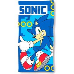 TOALLA SONIC THE HEDGEHOG MICROFIBRA