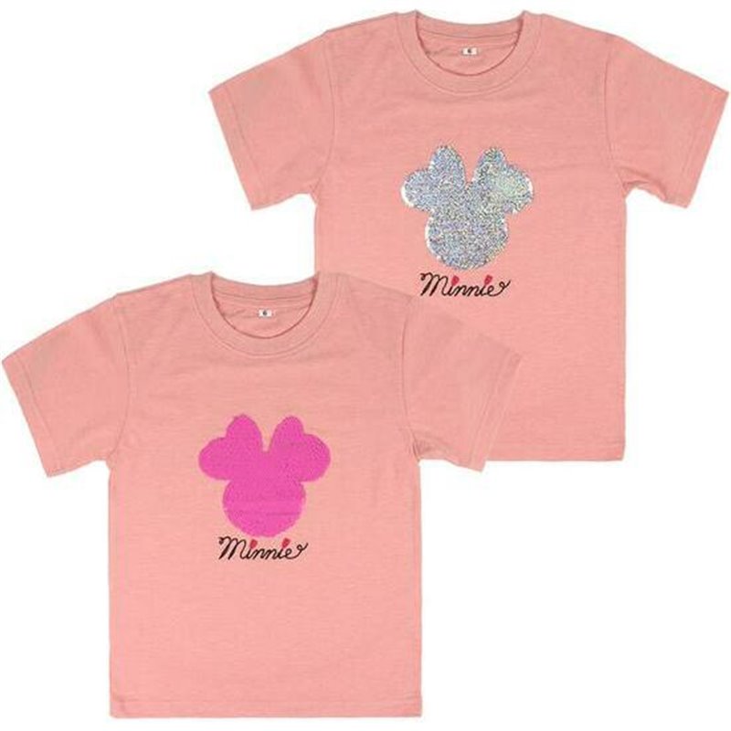 CAMISETA CORTA PREMIUM MINNIE PINK