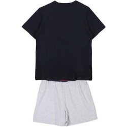 PIJAMA CORTO SINGLE JERSEY PUNTO MARVEL DARK BLUE