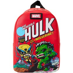 MOCHILA WOLVERINE 50TH ANNIVERSARY COMIC ACTION MARVEL LOUNGEFLY 27CM