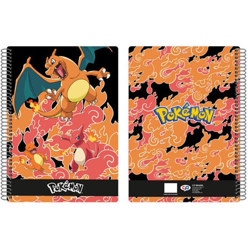 CUADERNO A4 CHARMANDER EVOLUTION POKEMON