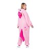 DISFRAZ UNICORNIO ROSA ADULT SMALL (KIGURUMI CON CAPUCHA Y COLA)