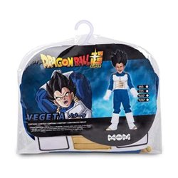 DISFRAZ VEGETA CON CAMISA, CHALECO, PANTALONES, GUANTES Y CUBREBOTAS TALLA 13-14 AÑOS