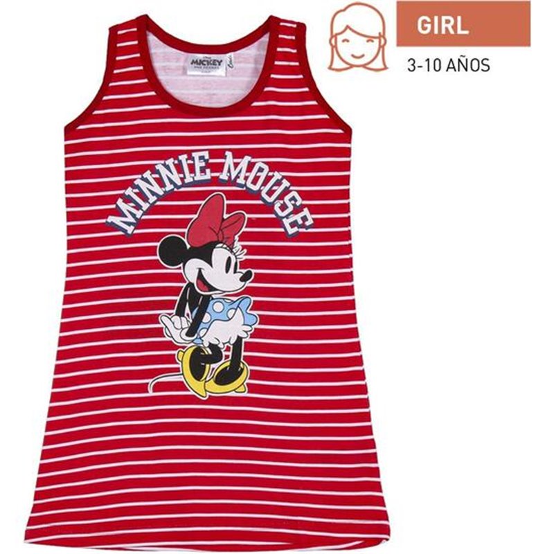 VESTIDO SINGLE JERSEY PUNTO MINNIE RED